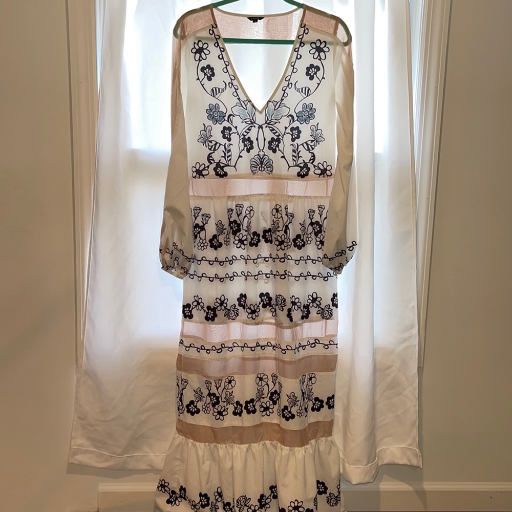 Boho Sheer Modest Sun Dress